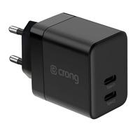 Chargeur Secteur 2 USB-C 35W PD 3.0 / PPS Ultra-Compact GaN Noir