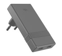 Chargeur 2 USB C L Shape 45W Power Delivery UltraGaN Gris + Garantie à vie Force Power