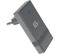 Chargeur 2 USB C L Shape 65W Power Delivery GaN Gris + Garantie à vie Force Power