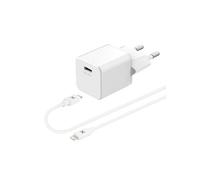 Chargeur secteur Wefix 20 W Blanc + Câble Lightning 1 m