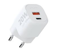 xtorm XEC020 - Adaptateur secteur - GaN2 Ultra - 20 Watt - PD, Quick Charge 3.0 - 2 connecteurs de sortie (USB, 24 pin USB-C)