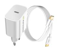 Chargeur Secteur 20W - MAYAXESS - Google Pixel 10 - Câble USB-C 1m - Recharge rapide - Compatible Android/iOS
