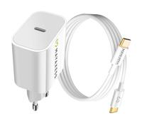 Chargeur Secteur 20W pour Google Pixel 10 + Câble USB-C 1m Mayaxess Blanc