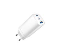 Chargeur secteur - 2x USB-C + 1x USB-A 65W (Blanc)