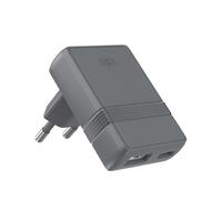 Chargeur Secteur 30W Double Port USB-A / USB-C Power Delivery L Shape Compact Force Power Gris