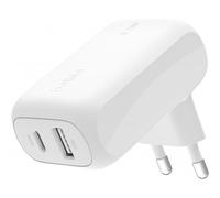 Chargeur Secteur 42W Double Port USB-C USB-A Ultra Rapide Blanc