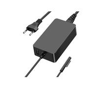 Chargeur Secteur 44W pour Microsoft Surface Pro 6 Surface Pro 5 et Surface Pro 4 Noir