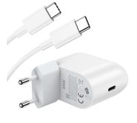 Chargeur Secteur 45 W USB C pour Google Pixel 9 Pro XL Fold 8, Chargeur Rapide avec Câble Type C 1m pour Pixel 8 7a 6a, pour Galaxy A56 A36 5G Tab S9 FE+ Ultra s24 Tab S10+, pour iPhone 16 Pro Max