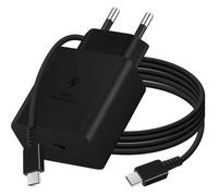 Chargeur Secteur 45W Original Samsung avec Cble USB-C Super Fast Charging Noir multicolore CHARGEUR TELEPHONE