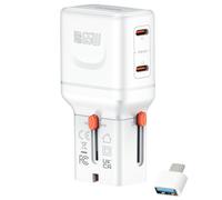 Chargeur secteur 4smarts PDPlug Slim Dual 65W GaN 2C