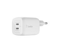 Belkin Belkin Adaptateur Boost↑Charge™ GaN Pro 2 ports USB-C 65 W Blanc