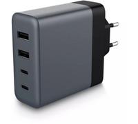 Chargeur secteur ADEQWAT 100W GaN 2 USB-A + 2 USB-C