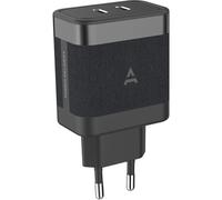 Chargeur secteur ADEQWAT USB C x2 65W Noir