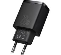 Baseus Chargeur rapide compact Ccxj-B01 – USB & USB‑C 20W 3A USB 3.0 – Noir