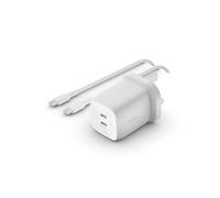 Chargeur secteur - Belkin - 65W - 2 ports USB-C - Câble USB-C 2m - Power Delivery