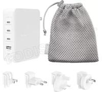 Chargeur secteur Belkin BoostCharge Pro GaN 4 ports 140 W Blanc