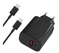 Chargeur Secteur + Cable USB-C 3 mètres Compatible Brosse à Dents électrique MyVariations - Adaptateur d’Alimentation 12W avec 1 Port USB et 1 Port USB-C Phonillico®
