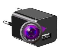 Chargeur Secteur Caméra Espion HD 1080p Gadget Espionnage Mouvement et Son - YONIS