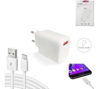 Chargeur Secteur Charge Rapide 18w 3A Pour BLACKVIEW BV7100 Blackview BV 7100 Avec Câble USB-C 1m - [KAEESI®]