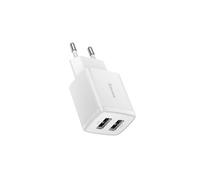 Baseus Chargeur compact 2U 10,5W EU Blanc