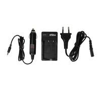 Chargeur Secteur et Chargeur Allume Cigare pour Batterie Fuji FUJIFILM NP-120 pour Thomson Lyra X2400, RCA Lyra X2400