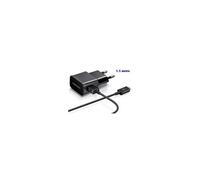 Chargeur Secteur Eta-u90ewe + Cable 1.5m Noir Micro Usb Pour Galaxy S7 Edge