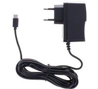 Chargeur secteur extra long 3 m pour Nintendo Switch OLED - Adaptateur USB-C 5V 2.4A - Compatible Switch/Switch Lite - Straße Game® Noir G