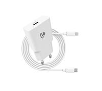 Chargeur Secteur GaN 20W USB-C Power Delivery avec Câble Lightning 1m Blanc