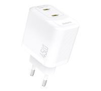 Chargeur Secteur GaN 2x USB-C PD 45W Dudao A28P - Blanc