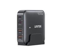 UNITEK Chargeur secteur gan 2x usb type c et 2x usb type a 100 watts - noir NOIR