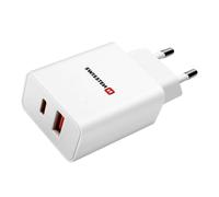 Chargeur Secteur GaN 30W USB + USB-C Swissten