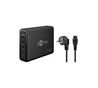 Chargeur Secteur Gan 3x Usb Type C Et 1x Usb Type A 240 Watts Noir