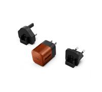 Chargeur Secteur GaN 4A USB-C 20W Multiprise EU / UK / US ENERGIZER Noir / Marron