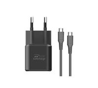Swissten Chargeur Secteur GaN USB-C PD 35W avec Câble USB-C vers USB-C 1.5m Noir