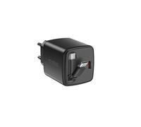 Chargeur secteur GaN USB-C PD 45W avec cable retractable