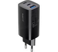 Havit UC20 EU chargeur d'appareils mobiles Téléphone portable, Smartphone Noir Secteur Charge rapide Intérieure