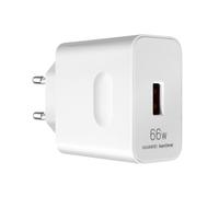 Chargeur Secteur Huawei d'Origine, USB 66W SuperCharge Blanc
