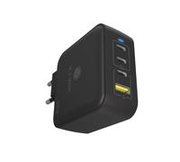 Chargeur Secteur ICY BOX IB-PS1040-PD, 100W, GaN, 1x USB 3.2 Gen 1 Type-A, 3x USB Type-C, USB Power Delivery 3.0, 100-240V, Noir