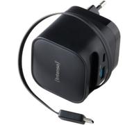 Intenso Chargeur secteur W65ACIC 65W câble USB-C + port USB-C/USB-A Blanc
