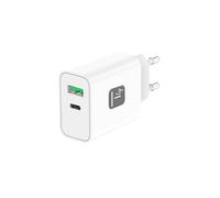 Techly IPW-USB-30WACG chargeur d'appareils mobiles Universel Blanc Secteur Charge rapide Intérieure