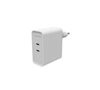 Chargeur secteur Mophie GaN à double port USB-C 100W Blanc