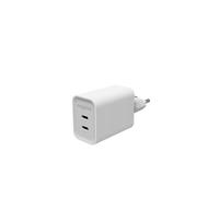 Mophie GaN à double port USB-C 70W Blanc