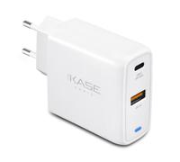 Chargeur secteur mural UE double USB universel PowerPort Speed+ Charge Rapide 45W (QC 4+/Power Delivery), Blanc