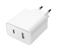 Chargeur secteur Original Xiaomi USB + USB-C 33W Blanc