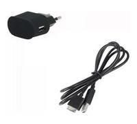 Chargeur Secteur pour console Sony PSP Go - 100 cm - Straße Game ® Noir G
