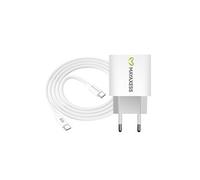 Chargeur Secteur pour Fairphone 5 20W + Câble USB-C 1m Mayaxess Blanc