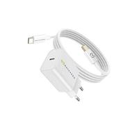 Chargeur Secteur pour Galaxy S22 20W + Câble USB-C 1m Blanc