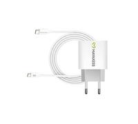 Chargeur Secteur pour Galaxy S23 Fe 20W + Câble USB-C 1m Blanc