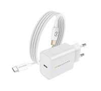 Mayaxess Chargeur Secteur pour Galaxy Z Flip 4 20W + Câble USB-C 1m Blanc