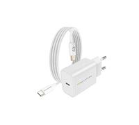Mayaxess Chargeur Secteur pour Galaxy Z Flip 5 20W + Câble USB-C 1m Blanc